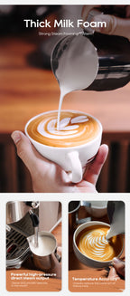 Cafetera Espresso HiBREW H10B 20 Bar Semiautomática Slim Frío y Caliente