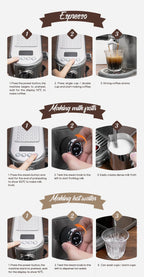 Cafetera Espresso HiBREW H10B 20 Bar Semiautomática Slim Frío y Caliente