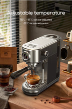 Cafetera Espresso HiBREW H10B 20 Bar Semiautomática Slim Frío y Caliente