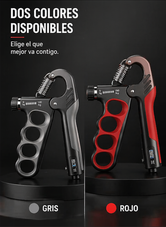 Hand Grip Ajustable 5-100kg Fortalecedor de Mano Muñeca y Antebrazo