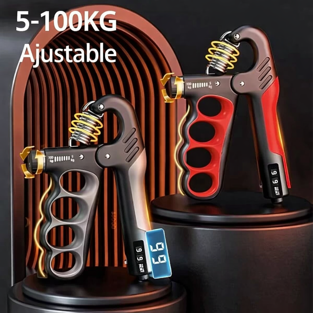 Hand Grip Ajustable 5-100kg Fortalecedor de Mano Muñeca y Antebrazo