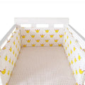 Protector de Cuna Nórdico Estrellas 200x30cm Acolchado con Cremallera