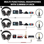 Auriculares OneOdio Pro 50 DJ HiFi con Cable y Micrófono Over Ear