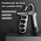 Hand Grip Ajustable 5-100kg Fortalecedor de Mano Muñeca y Antebrazo
