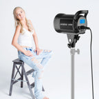 Foco LED Estudio Andoer 100W 5600K Regulable con Montura Bowens