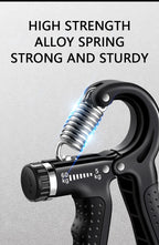 Hand Grip Ajustable 5-60kg con Contador Entrenador de Fuerza Mano y Antebrazo