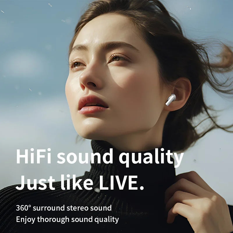 Auriculares Bluetooth Inalámbricos con Cancelación de Ruido y Micrófono