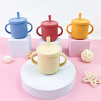 Set de Alimentación para Bebé Silicona Sin BPA con Plato Ventosa y Vaso