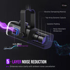 Micrófono FIFINE AmpliGame AM8 USB XLR RGB para Streaming Gaming y Grabación