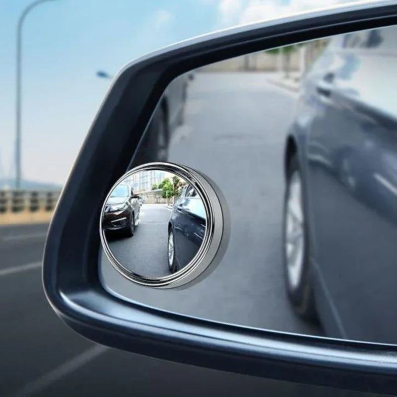 Espejos Punto Ciego Convexos 2 Piezas Gran Angular 360° Ajustables