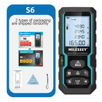 Medidor Láser MILESEEY S6 40-80M Distanciómetro Digital IP54