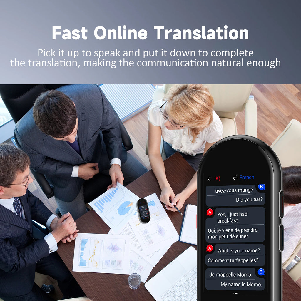 Traductor Inteligente Vormor Z8 138 Idiomas Portátil con Traducción en Tiempo Real