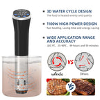 Cocinador Sous Vide Wancle 1100W Circulador de Inmersión con Pantalla LCD