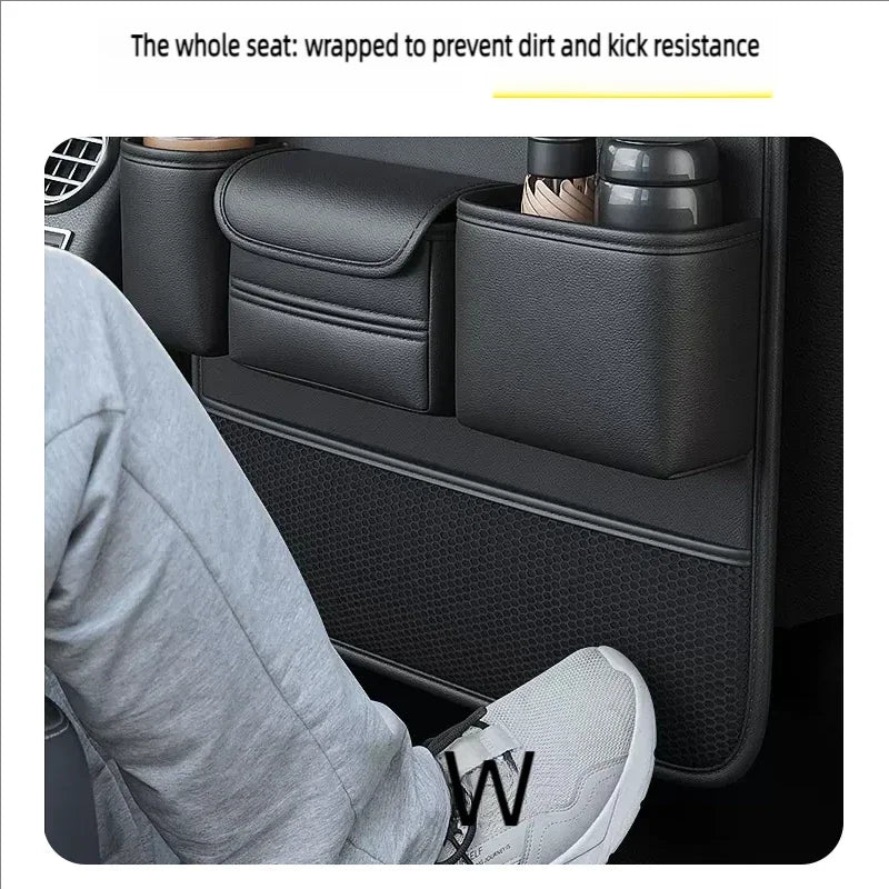 Organizador Trasero de Asiento de Coche con Mesa Plegable y Bolsillos