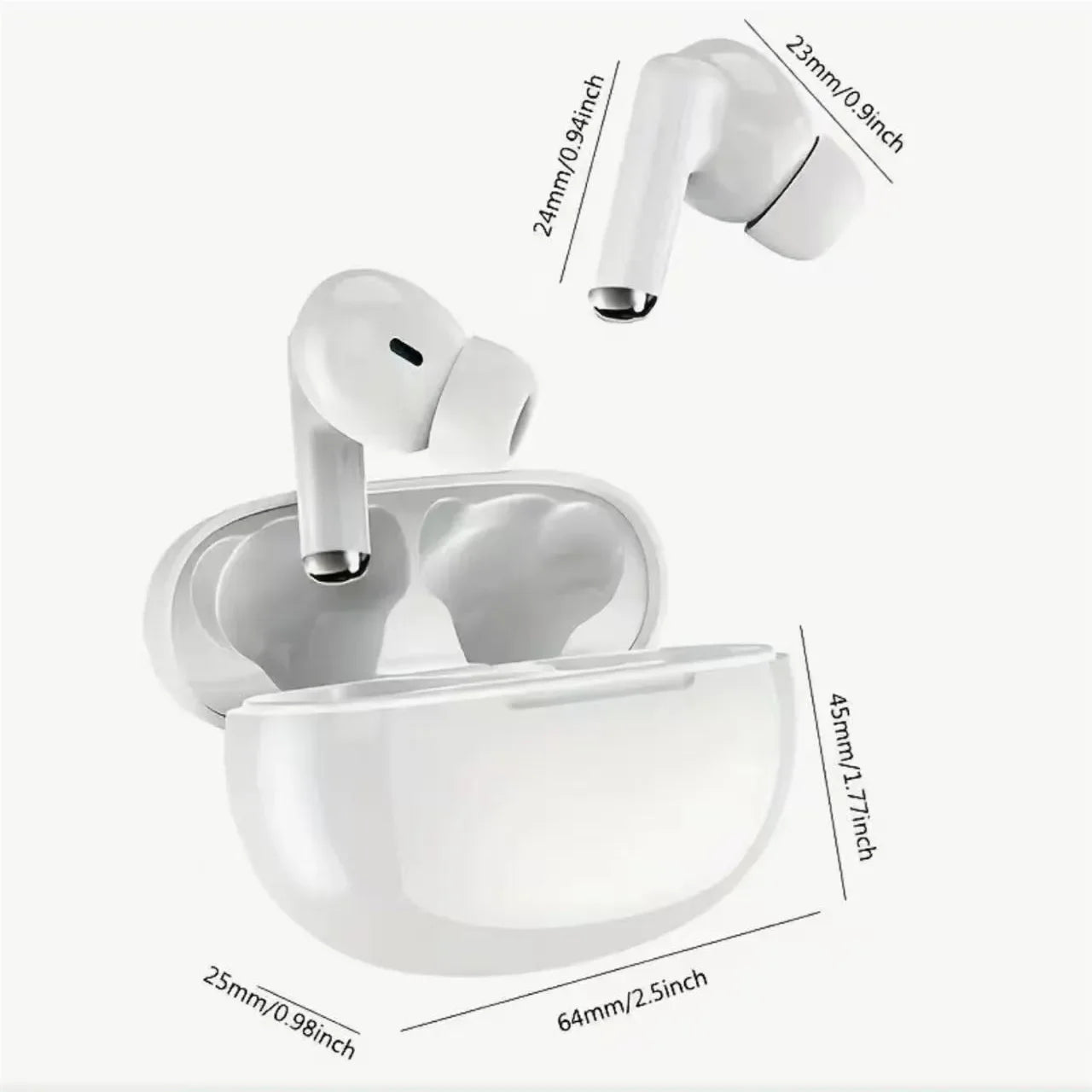 Auriculares Bluetooth Inalámbricos con Cancelación de Ruido y Micrófono