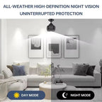 Cámara de Seguridad WiFi HD Mini Visión Nocturna Color Detección Movimiento