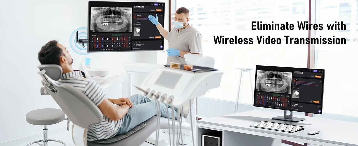 Transmisor y Receptor HDMI Inalámbrico Lemorele 5G 200M Bluetooth