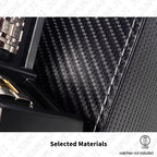 Watch Winder 3 Relojes Automáticos Caja Giratoria PU con Alimentación USB