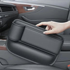 Organizador de Hueco para Asiento con Portavasos Cuero Universal Coche