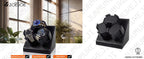 Watch Winder 3 Relojes Automáticos Caja Giratoria PU con Alimentación USB