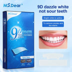 Tiras Blanqueadoras Dentales 9D Gel Efecto Blanco Higiene Oral