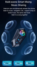 Intercomunicador Moto Y12 Pro Bluetooth con Doble Micrófono FM y Música