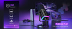 Micrófono FIFINE AmpliGame AM8 USB XLR RGB para Streaming Gaming y Grabación