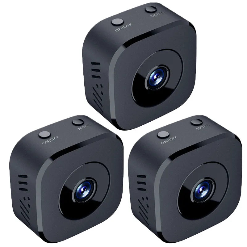 Cámara de Seguridad WiFi HD Mini Visión Nocturna Color Detección Movimiento