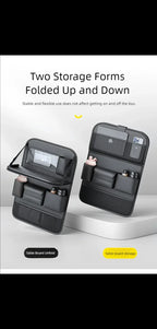 Organizador Trasero de Asiento de Coche con Mesa Plegable y Bolsillos
