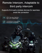 Intercomunicador Moto Y12 Pro Bluetooth con Doble Micrófono FM y Música