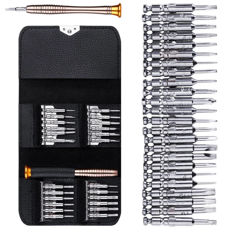 Set de Puntas de Destornillador Magnéticas Torx Phillips para Reparación