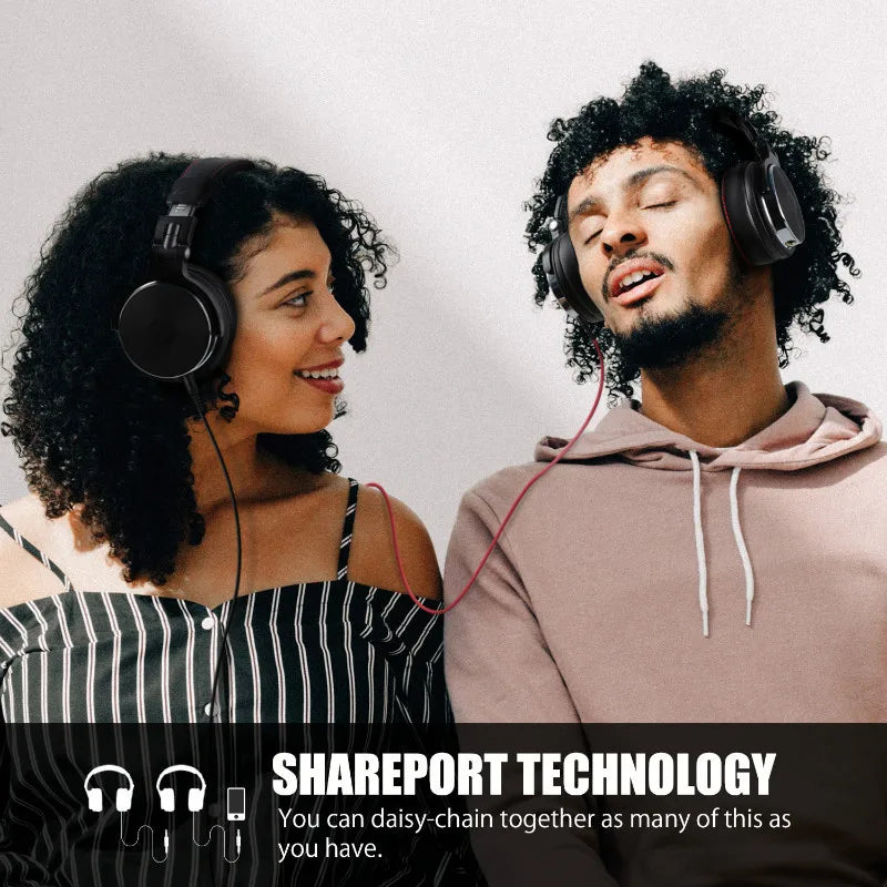 Auriculares OneOdio Pro 50 DJ HiFi con Cable y Micrófono Over Ear