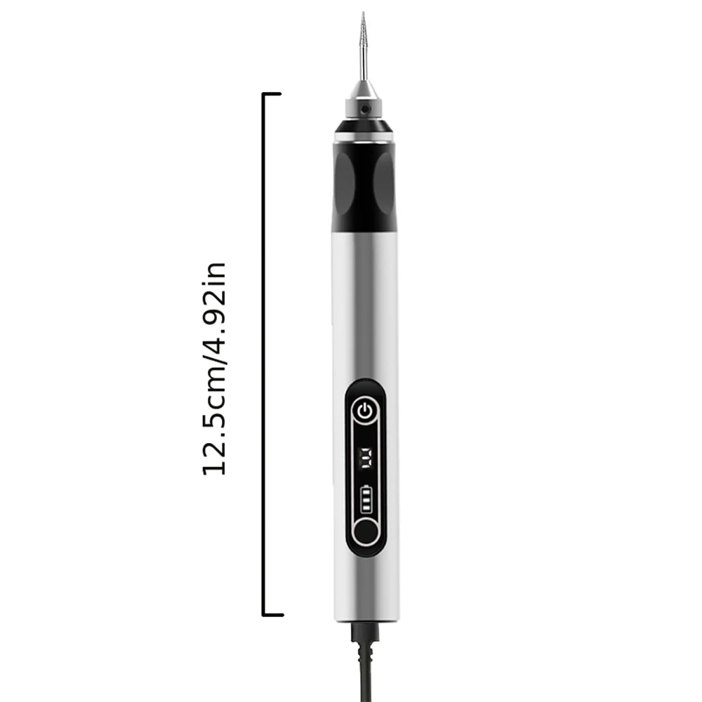 Mini Taladro Rotativo JANGKLIFE USB Inalámbrico para Grabado y DIY