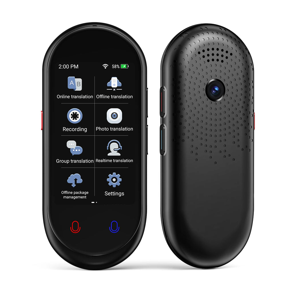 Traductor Inteligente Vormor Z8 138 Idiomas Portátil con Traducción en Tiempo Real