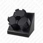 Watch Winder 3 Relojes Automáticos Caja Giratoria PU con Alimentación USB