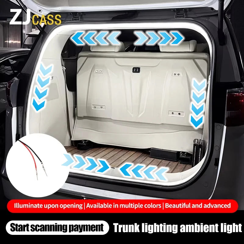 Tira LED para Maletero de Coche 12V 4m Luz Flexible Impermeable