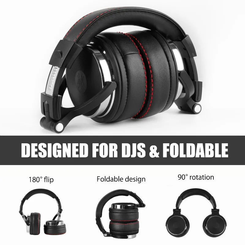 Auriculares OneOdio Pro 50 DJ HiFi con Cable y Micrófono Over Ear