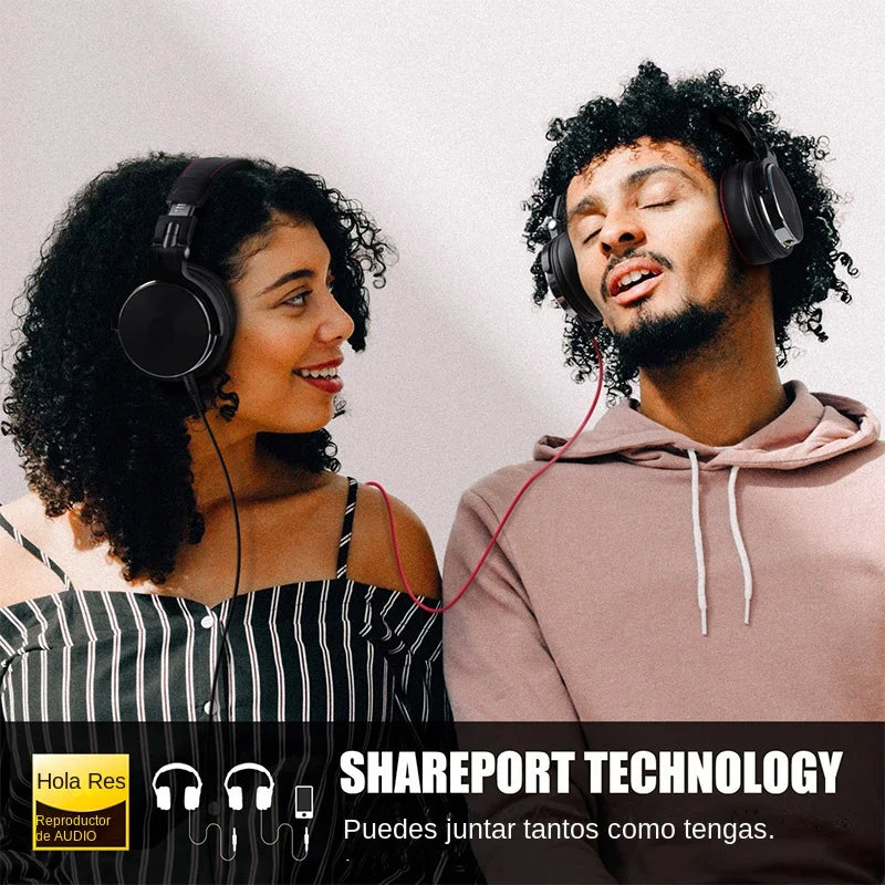 Auriculares OneOdio Pro 50 DJ HiFi con Cable y Micrófono Over Ear