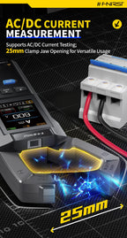 Pinza Amperimétrica FNIRSI DMC-100 Multímetro Digital 600A Recargable