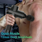 Pistola de Masaje Muscular Portátil Fascia Gun Vibración Relajación Profunda