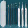 Kit Removedor de Puntos Negros 8 Piezas Acero Inoxidable Profesional
