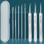 Kit Removedor de Puntos Negros 8 Piezas Acero Inoxidable Profesional