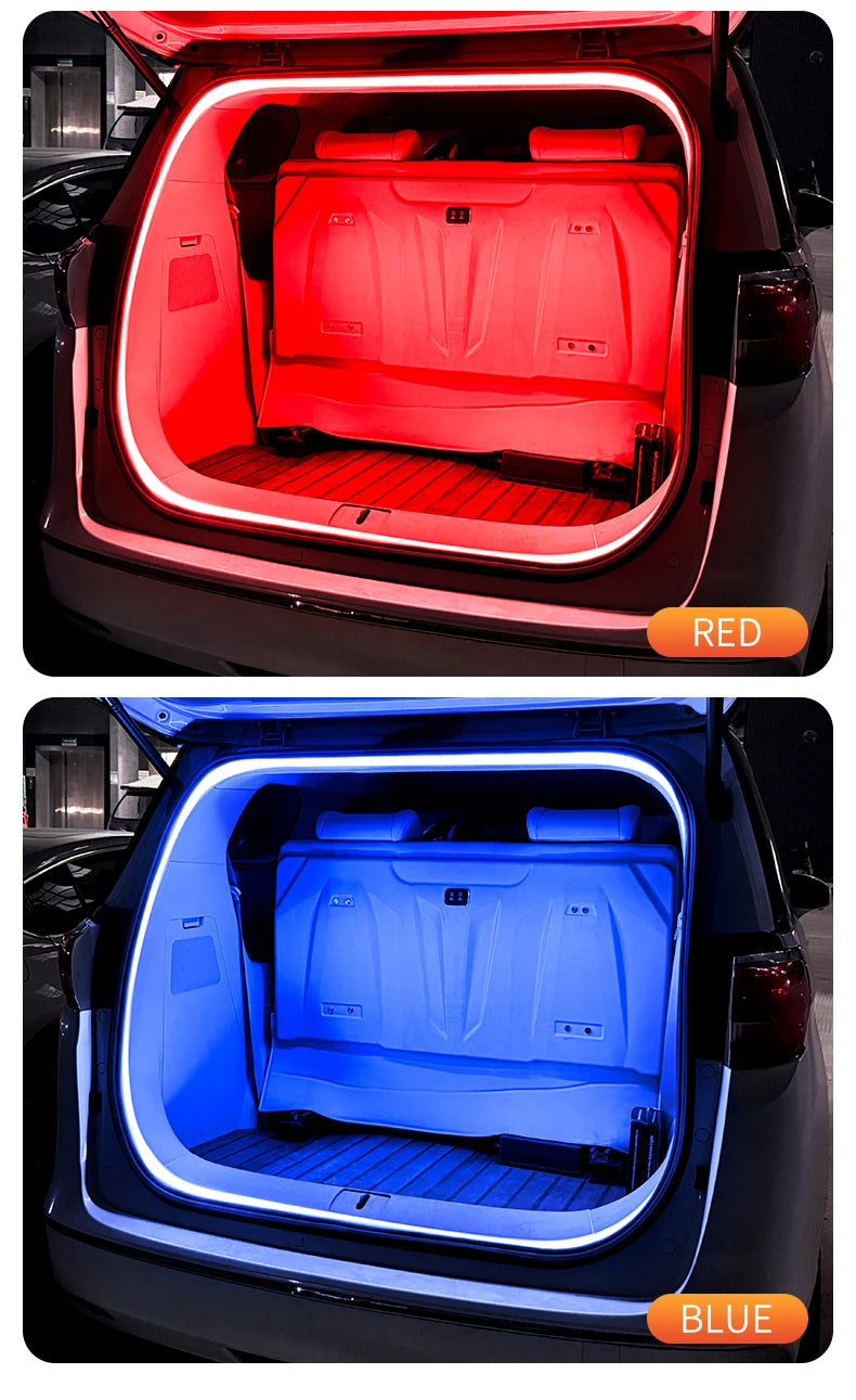 Tira LED para Maletero de Coche 12V 4m Luz Flexible Impermeable