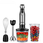Batidora de Mano BioloMix 4 en 1 1200W con Picadora y Vaso Smoothie