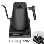 Hervidor Eléctrico Gooseneck 1200W con Control de Temperatura para Café y Té