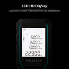Medidor Láser MILESEEY S6 40-80M Distanciómetro Digital IP54