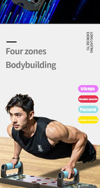 Tabla de Flexiones Multifunción Push Up Board con Soportes Entrenamiento