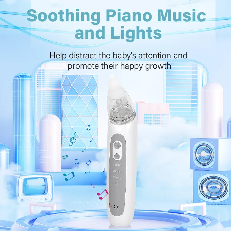 Aspirador Nasal Eléctrico para Bebé Recargable Anticongestión 2025