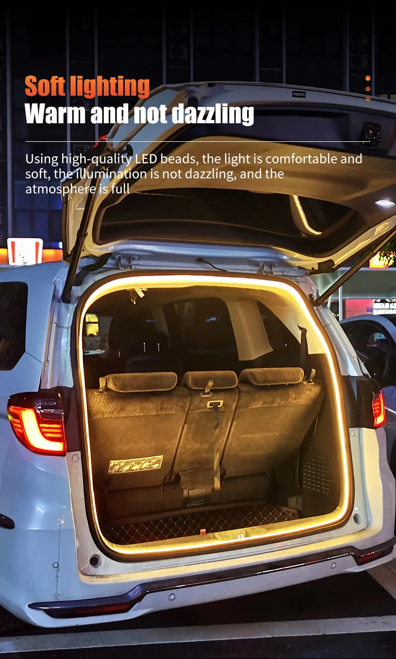 Tira LED para Maletero de Coche 12V 4m Luz Flexible Impermeable