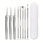 Kit Removedor de Puntos Negros 8 Piezas Acero Inoxidable Profesional